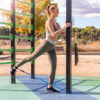 Set de Bandas de Resistencia con Accesorios y Guía de Ejercicios Tribainer 3 Unidades - InnovaGoods