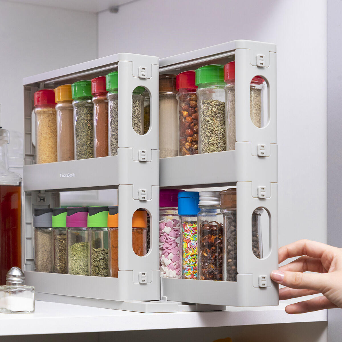 Organizador de Especias Deslizante y Pivotante Rispick - InnovaGoods