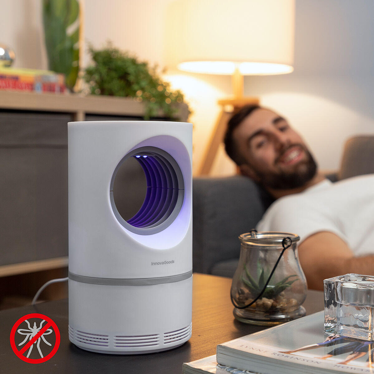 Lámpara Antimosquitos por Succión KL Virvel - InnovaGoods