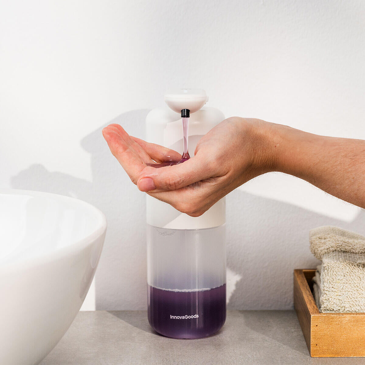 Dispensador de Jabón Líquido Automático Recargable Bitesap - InnovaGoods