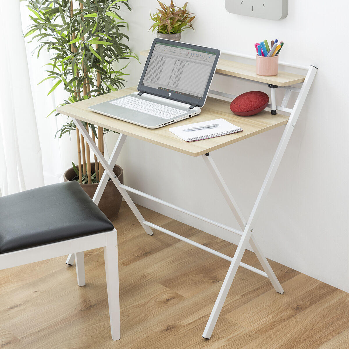 Escritorio Plegable con Estante Tablezy - InnovaGoods