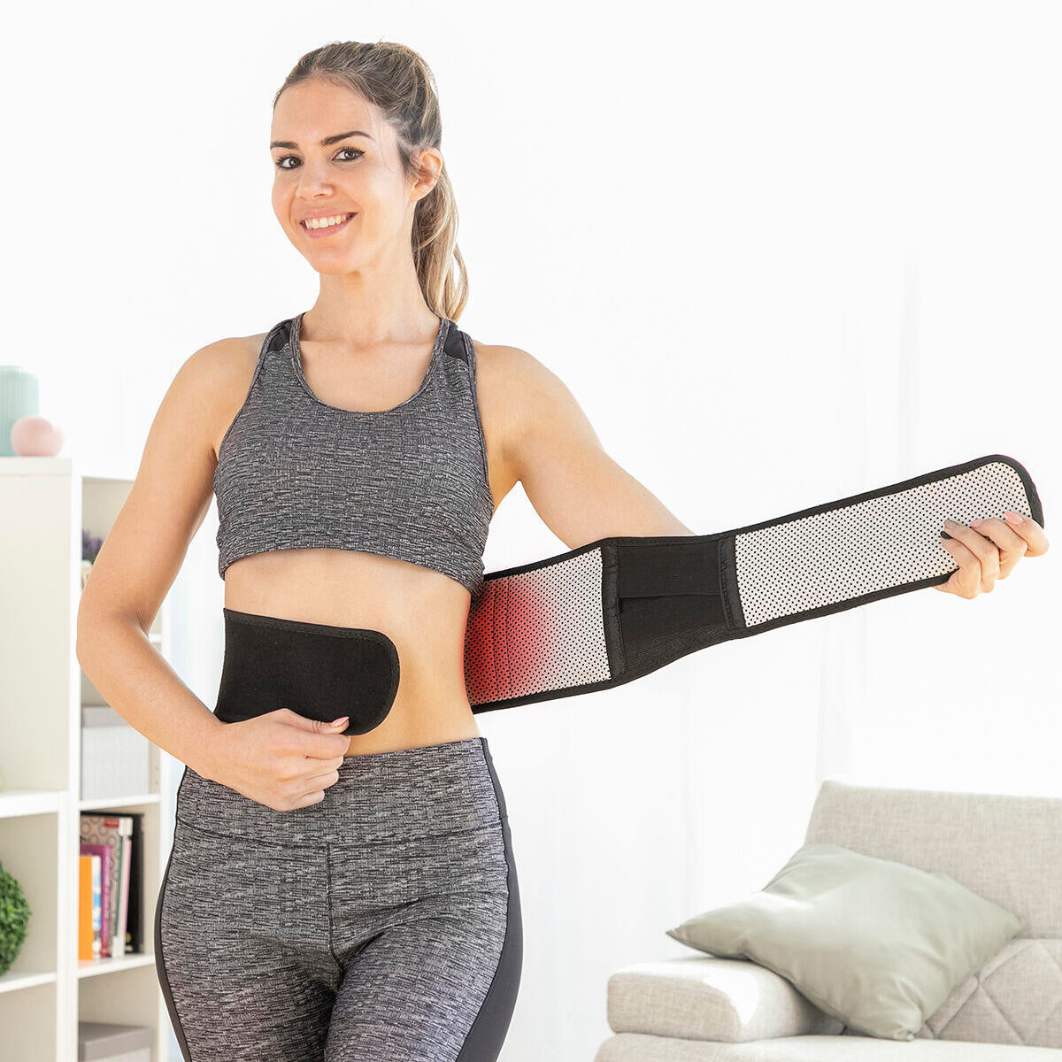Faja Térmica Correctora con Imanes de Turmalina Tourmabelt - InnovaGoods