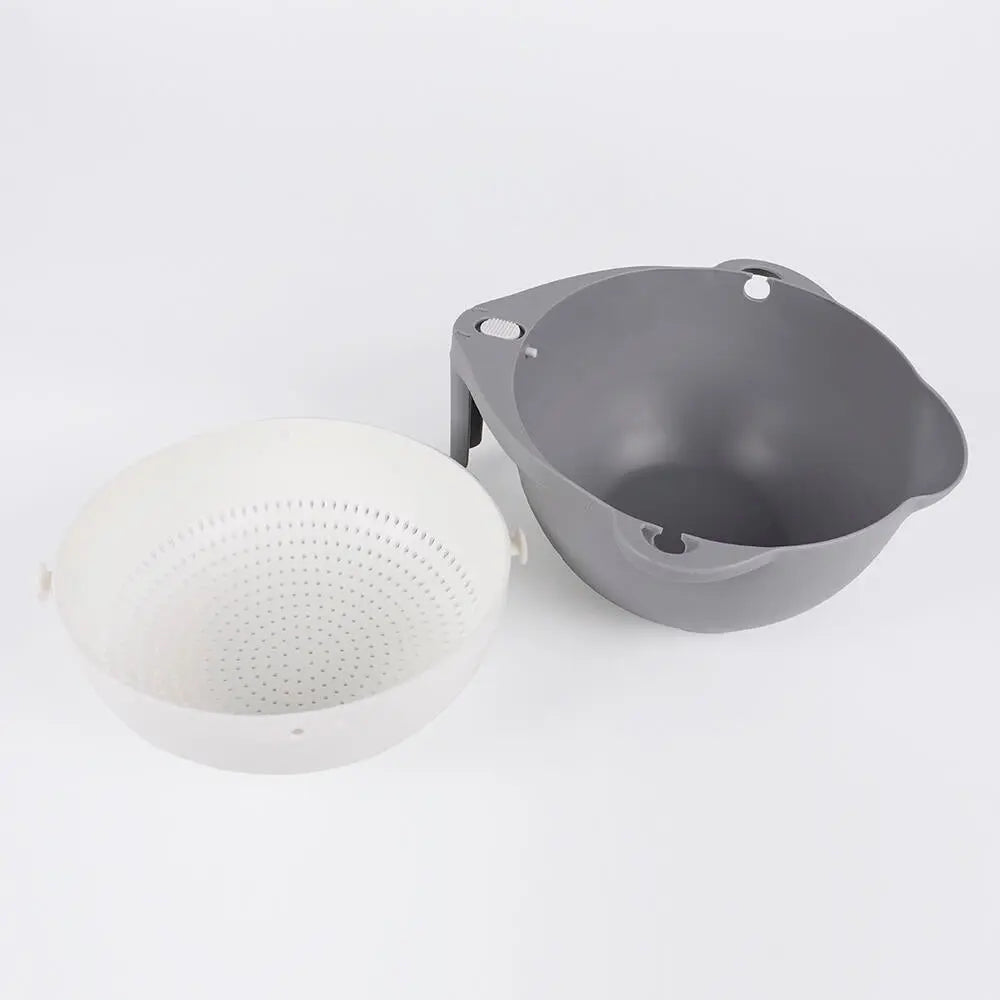 Colador Cuenco Escurridor Multifunción con Asa Ergonómica y Sistema Basculante 2 en 1 Dropea