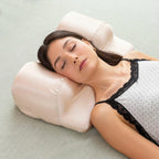 Almohada Cervical Antiarrugas con Funda de Satén Youthlow - InnovaGoods Dropea