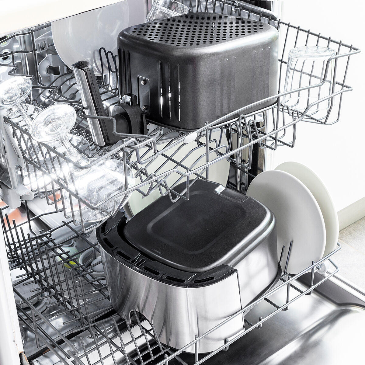 Freidora de Aire Fryinn Pro 5500 Negro 1700 W 5,5 L Acero Inoxidable - InnovaGoods