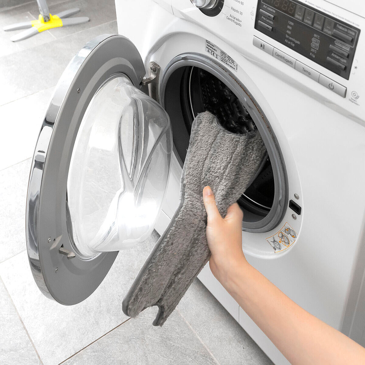 Mopa Fregona de Microfibra Autoescurrible Tipo X Twop - InnovaGoods