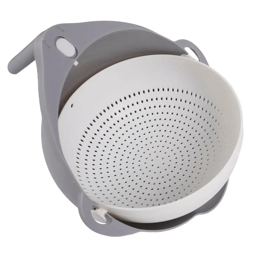 Colador Cuenco Escurridor Multifunción con Asa Ergonómica y Sistema Basculante 2 en 1 Dropea