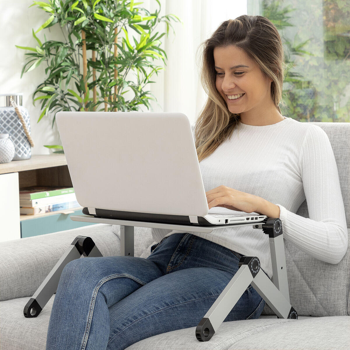 Mesa Ajustable Multiposición para Ordenador Portátil Omnible - InnovaGoods