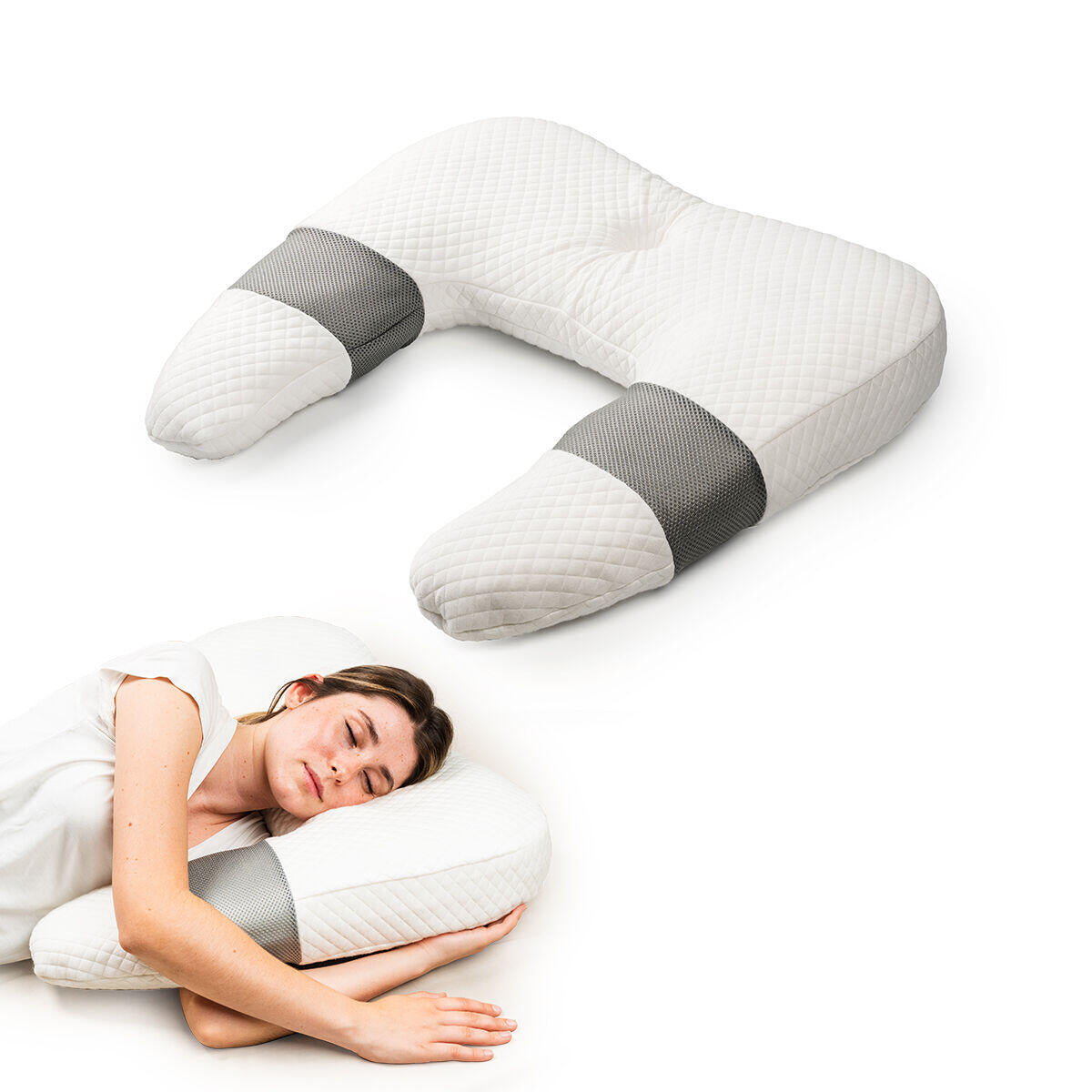 Almohada Ergonómica Multifunción Ullow - InnovaGoods