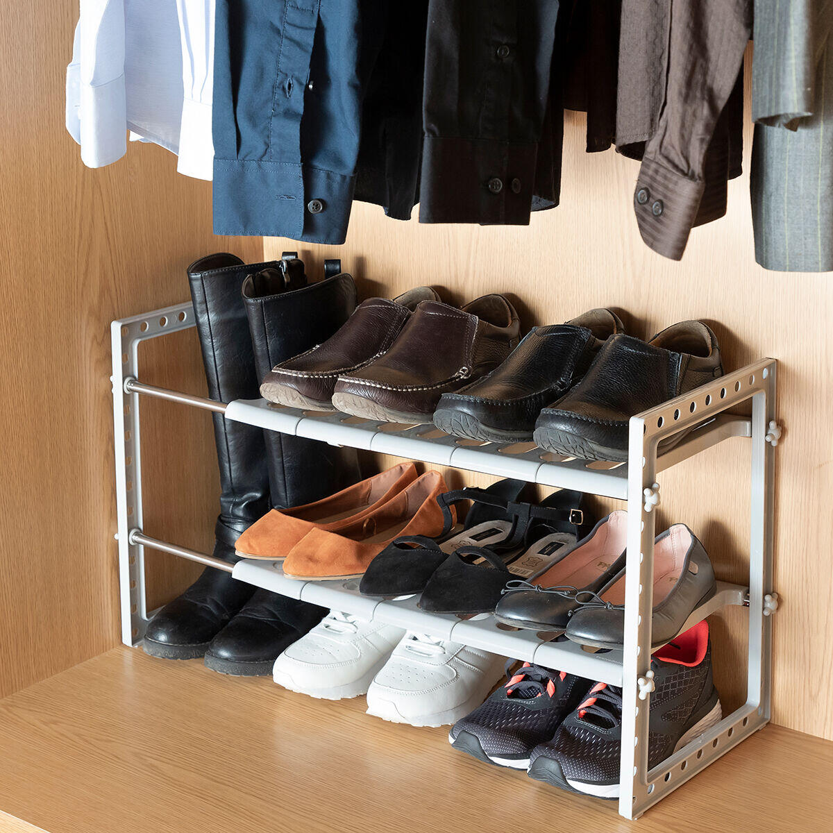 Estantería Extensible para Fregadero Shibblek 2 Estantes - InnovaGoods