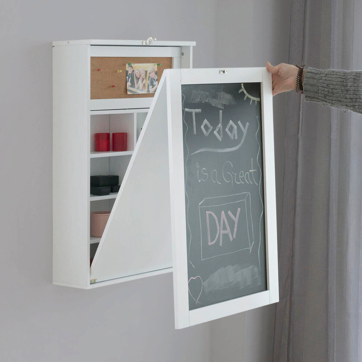 Escritorio Plegable de Pared Woldy- InnovaGoods