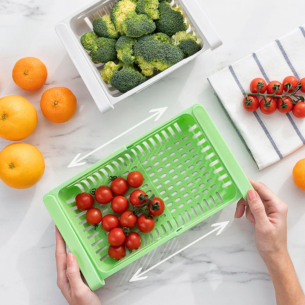 Organizador Ajustable para Nevera Friwer 2 Unidades - InnovaGoods