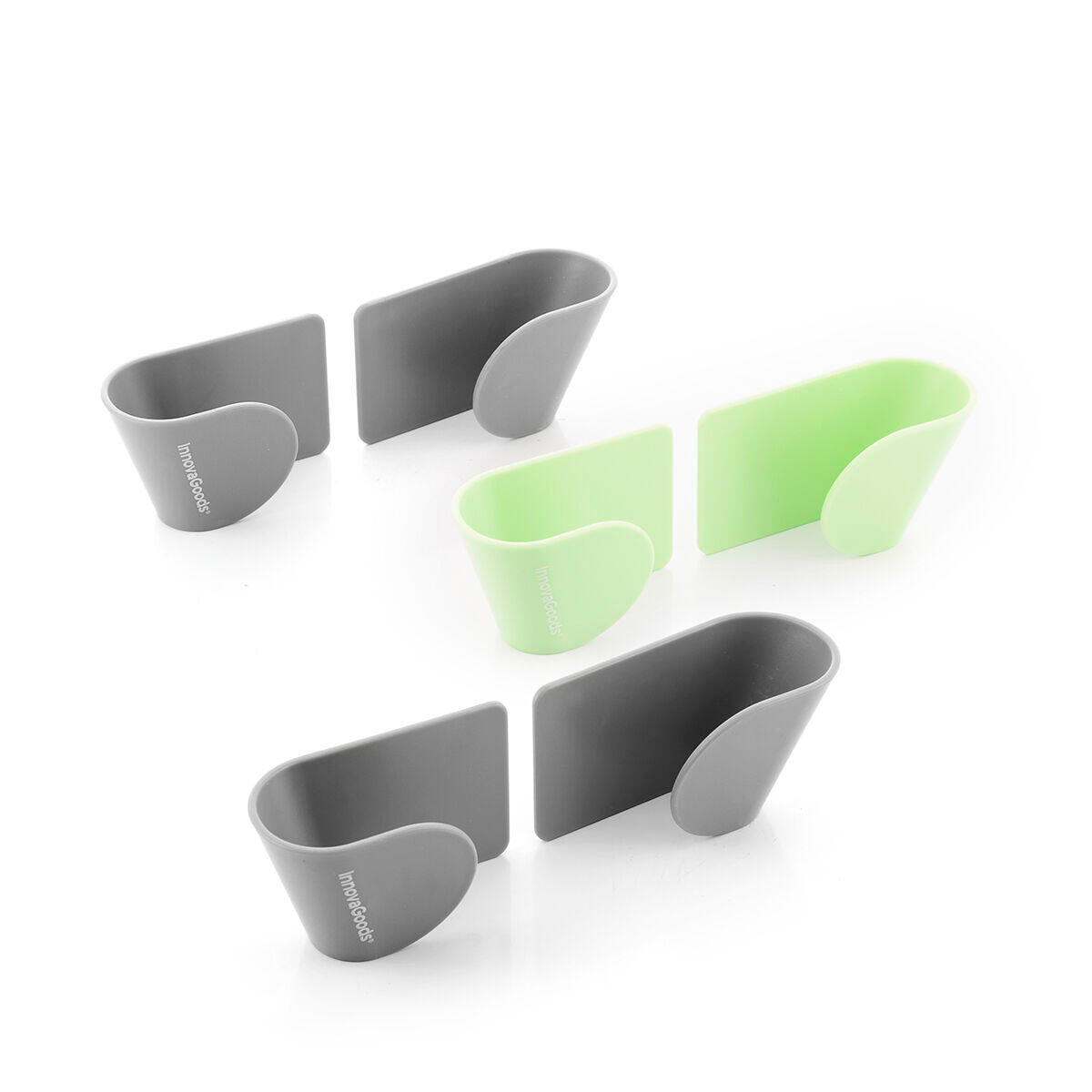 Set de 3 Soportes Adhesivos para Tapas de Cocina Smarack