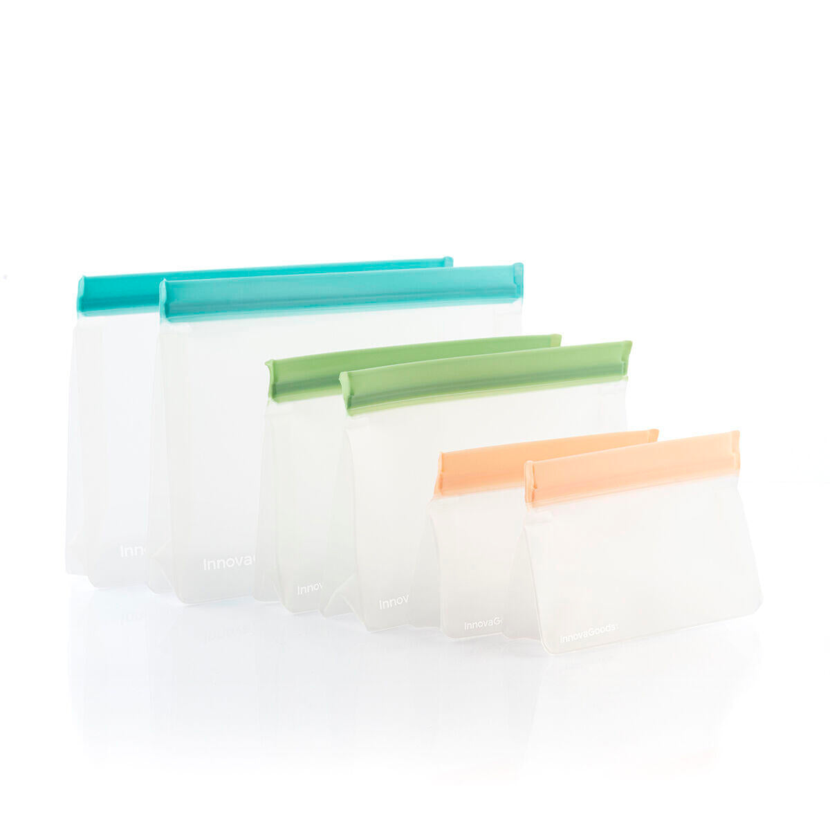 Set de Bolsas Reutilizables Herméticas Zags 6 Unidades - InnovaGoods