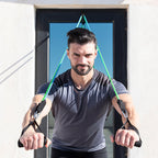 Set de Bandas de Resistencia con Accesorios y Guía de Ejercicios Tribainer 3 Unidades - InnovaGoods