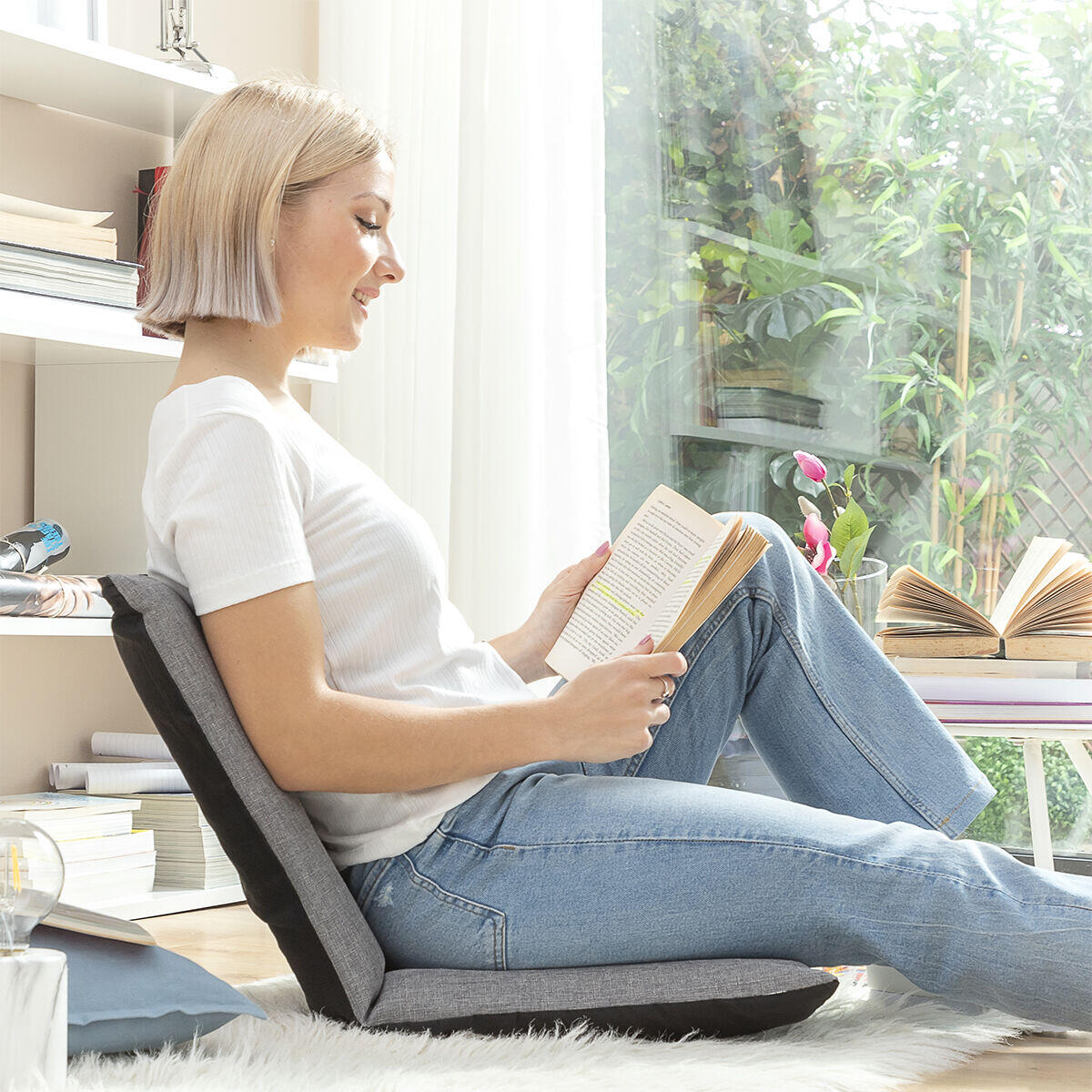 Silla de Suelo Reclinable Sitinel - InnovaGoods