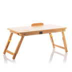 Mesa Plegable Auxiliar de Bambú Lapwood - InnovaGoods