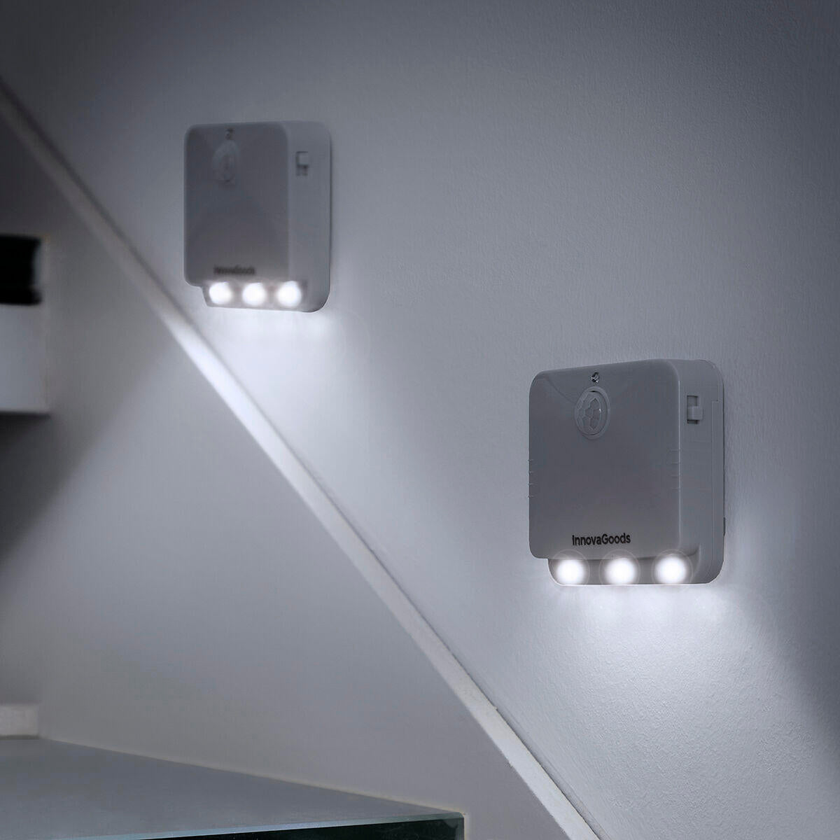 Luz LED con Sensor de Movimiento Lumtoo 2 Unidades - InnovaGoods