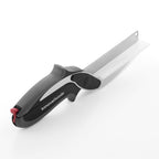 Cuchillo-Tijera con Mini Tabla de Cortar Integrada Scible - InnovaGoods