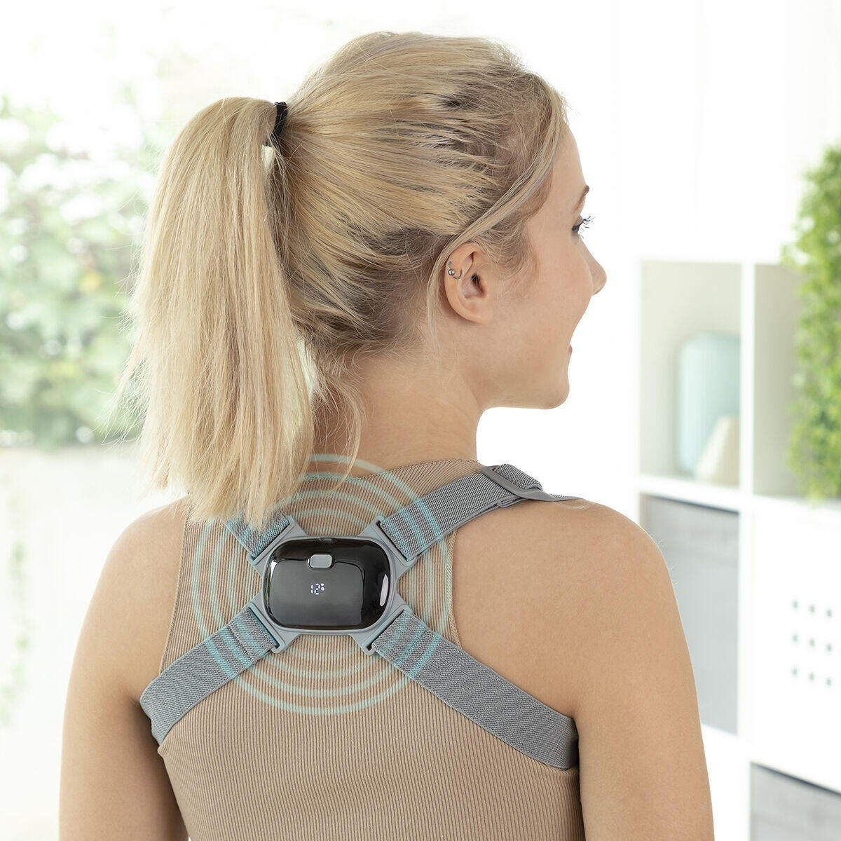 Entrenador de Postura Inteligente Recargable con Vibración Viback - InnovaGoods